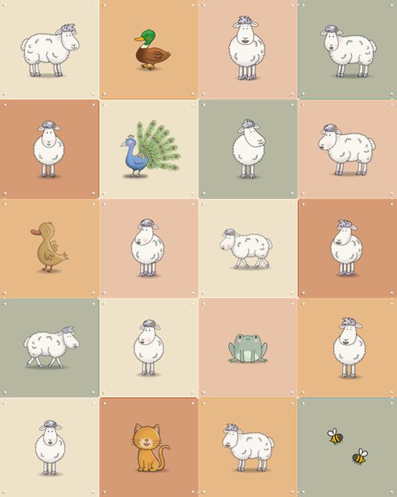 Mike & Molly Color Collage Box