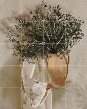 'Olive lady' by Ekaterina Zagorska