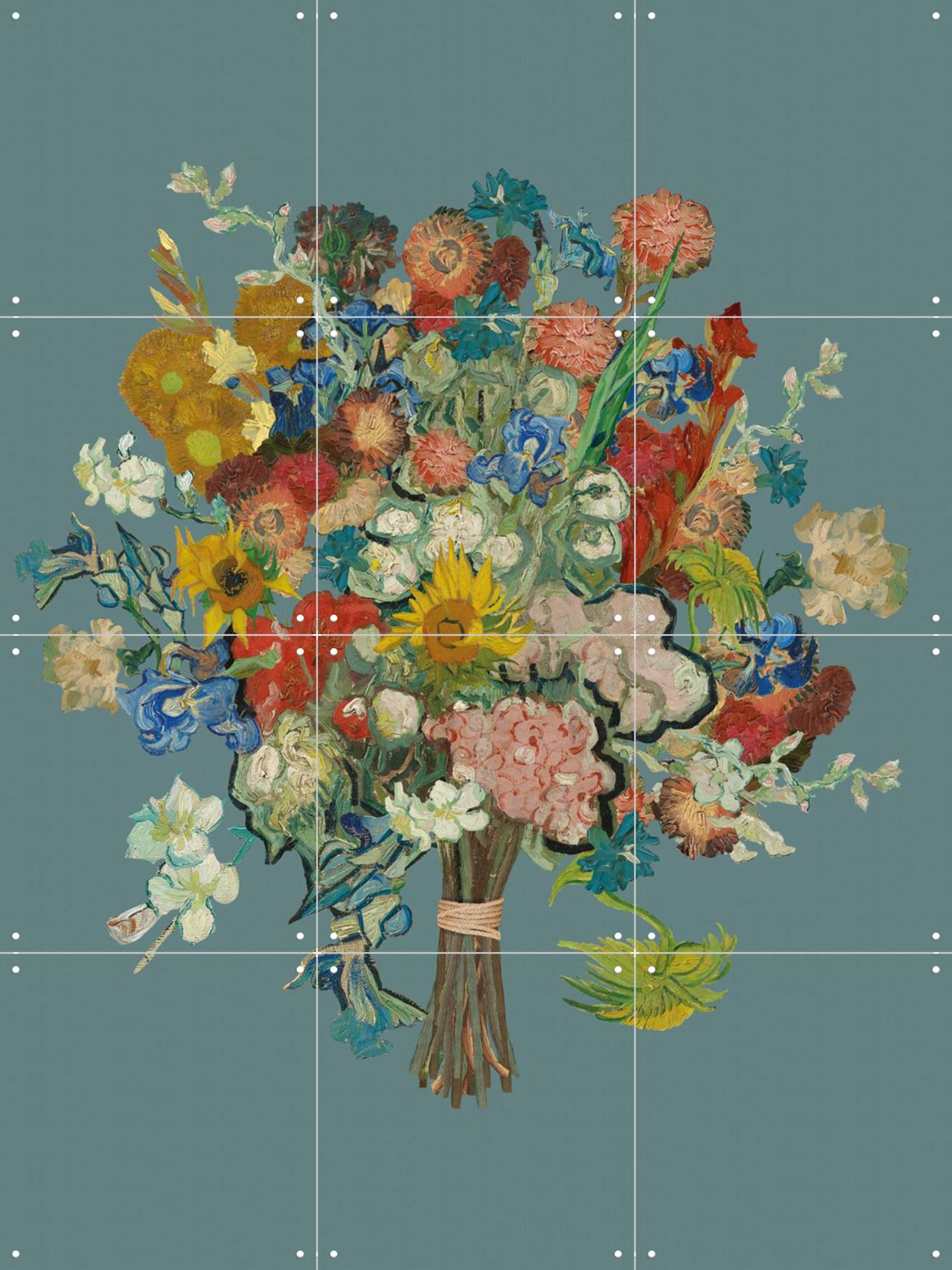 Vincent's flowers - blue By Vincent van Gogh (1853 - 1890) | Wall