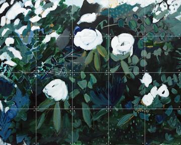 'Black Floral' by Green Barn Studio