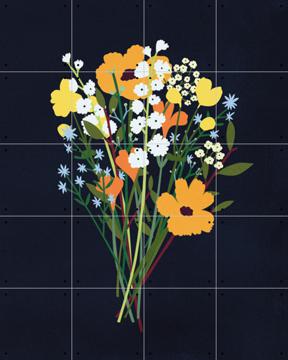 'Wild Flowers Dark' von Lotte Dirks