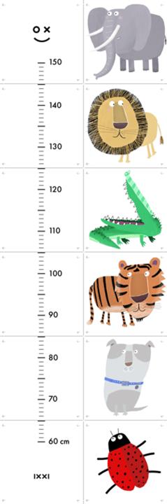 Whimsical Animals Growth Chart