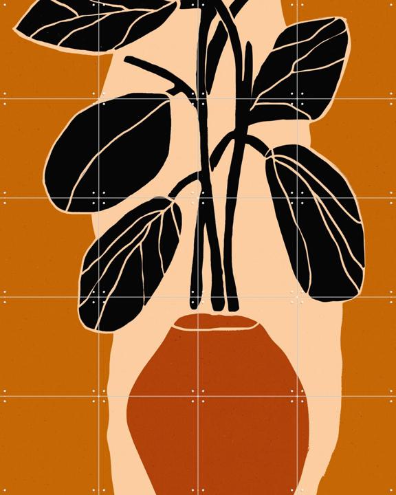 Bold Leaf Silhouette