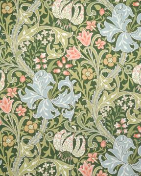 'Golden Lily green' van William Morris & Victoria and Albert Museum