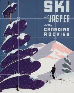 'Canadian Ski Resort Jasper' by Bridgeman Images