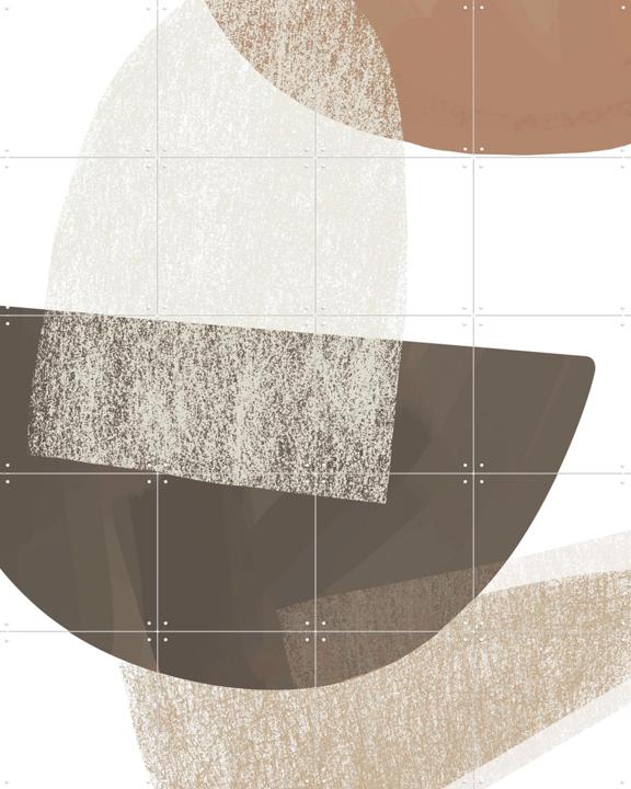 Earth Tone Geometric Art