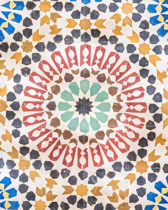 Colourful Tiles In Morocco