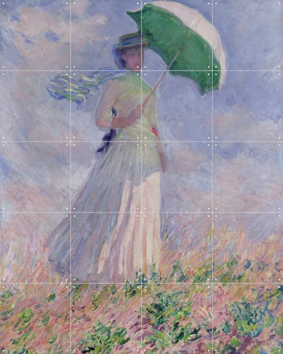 Women with a Parasol turned to the Right