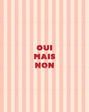 'Oui Mais Non Striped' par Maren Gross