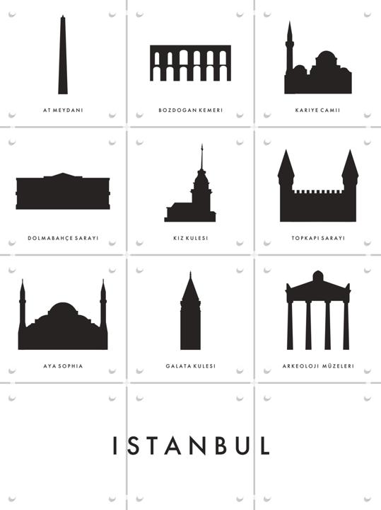 Istanbul Architecture Collage Box