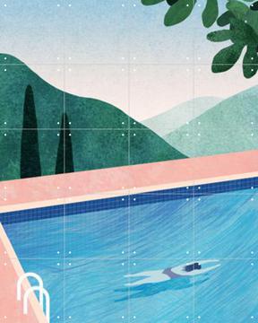 'Swimming Pool II' von Henry Rivers