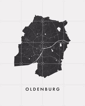 'Oldenburg City Map' by Art in Maps