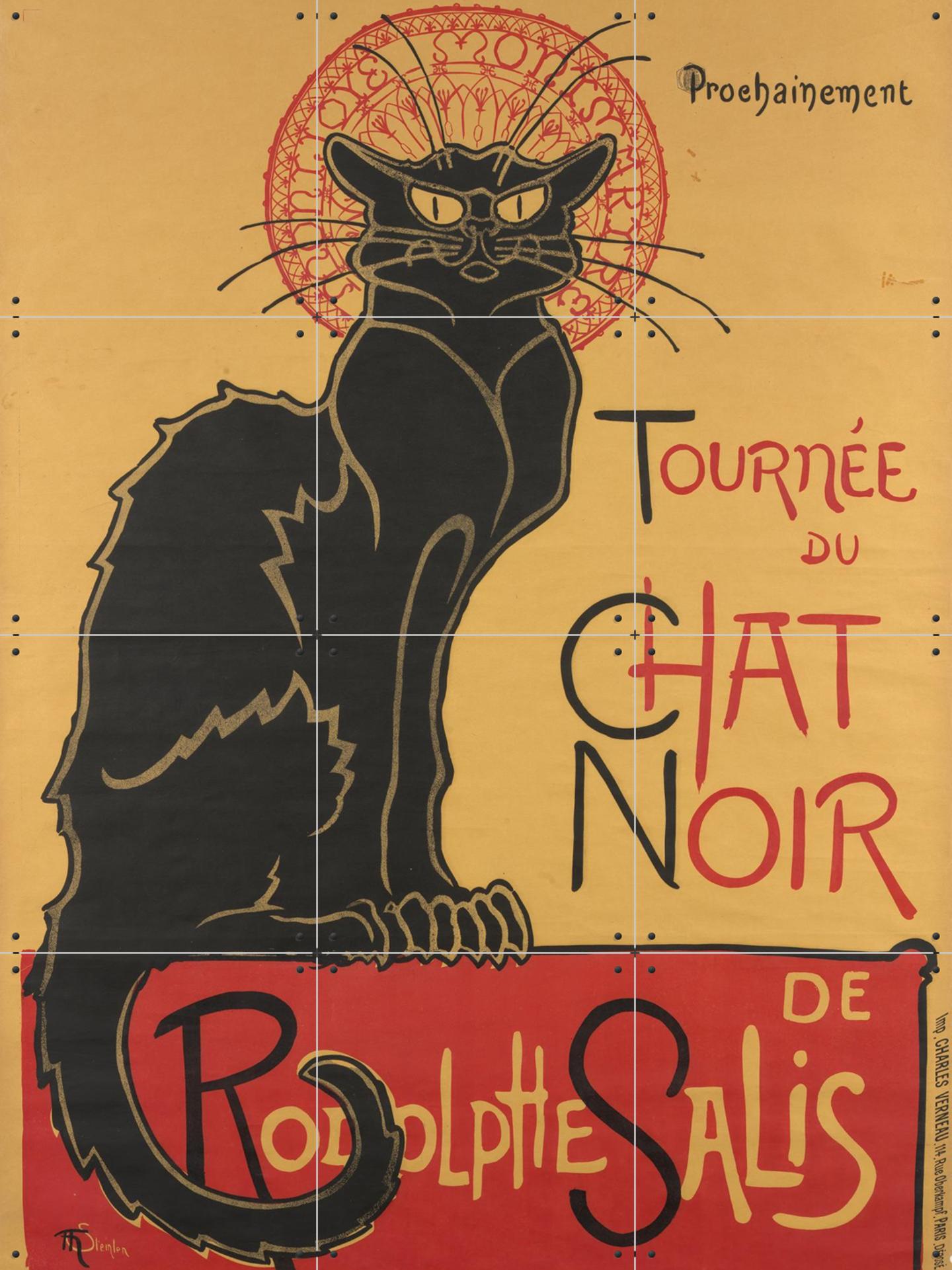 Le Chat Noir (1896) Door Théophile Alexandre Steinlen