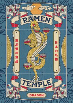 IXXI - Ramen Temple Dragon by Ryan Ragnini 