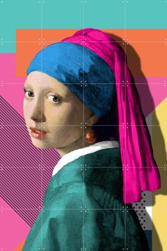 'Meisje met de Parel – The Back to the 80’s Edition' von Marja van den Hurk