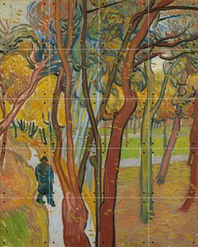 IXXI - The Garden of Saint Paul's Hospital (Leaf-Fall) by Vincent van Gogh & Van Gogh Museum