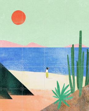 'Beach Girl II' von Henry Rivers