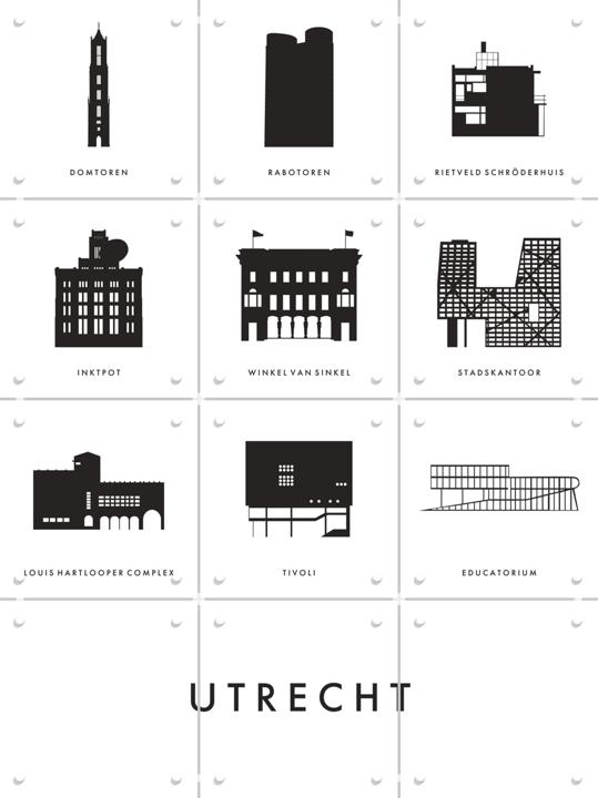 Utrecht Architecture Collage Box