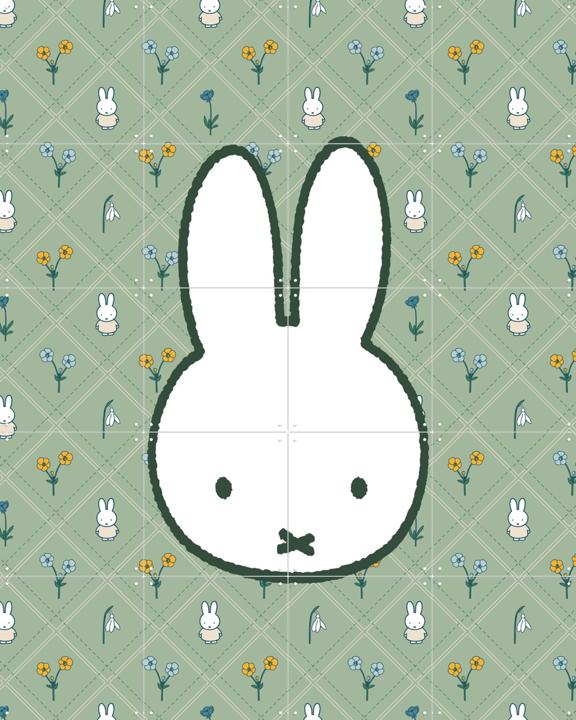 Miffy with Flower Pattern