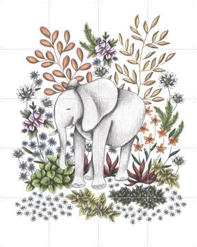 'Safari Elephant' par Cecilia Battaini