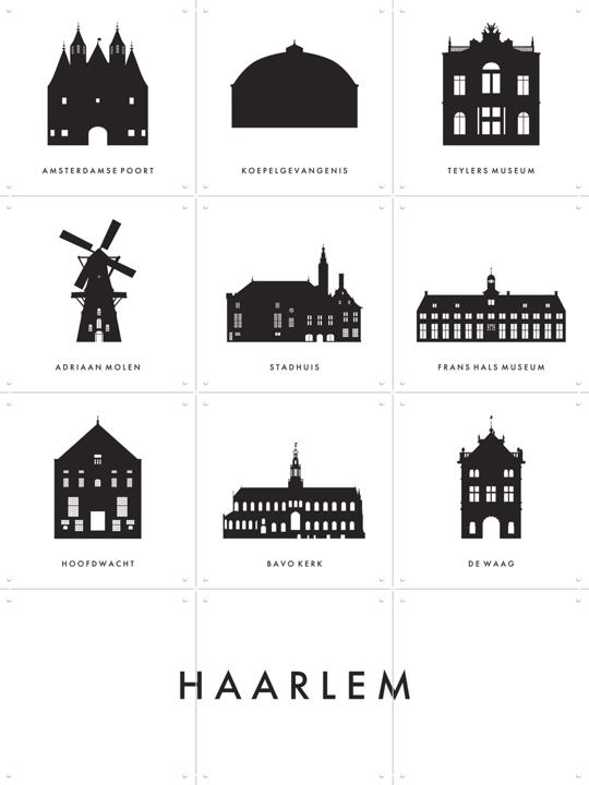 Haarlem Architectuur Collage Box