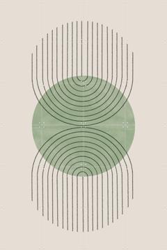 'Perfect Point Green' van The Miuus Studio