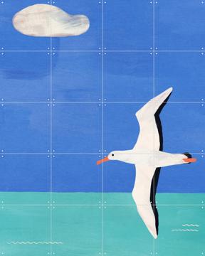 'Albatross, Ocean and Cloud' von Henry Rivers