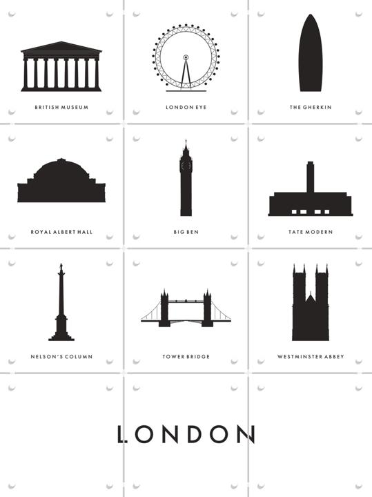 London Architecture Collage Box