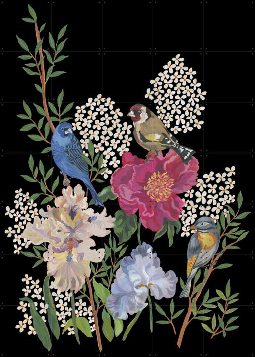 The Goldfinch and Flowers