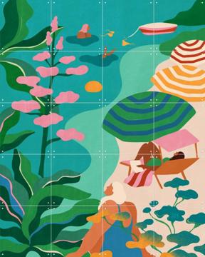 'Santorini' by Maggie Stephenson