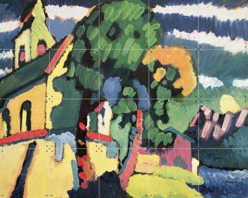 'Bavaria Landscape with a Church' by Kandinsky & Bridgeman Images