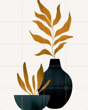 'Autumn Flowers' von Kubistika