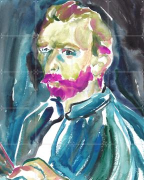 'Self Portrait' by Victoria Verbaan & Van Gogh 21st Century