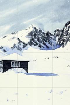IXXI - Wooden Cabin with Snow by Natalie Bruns 