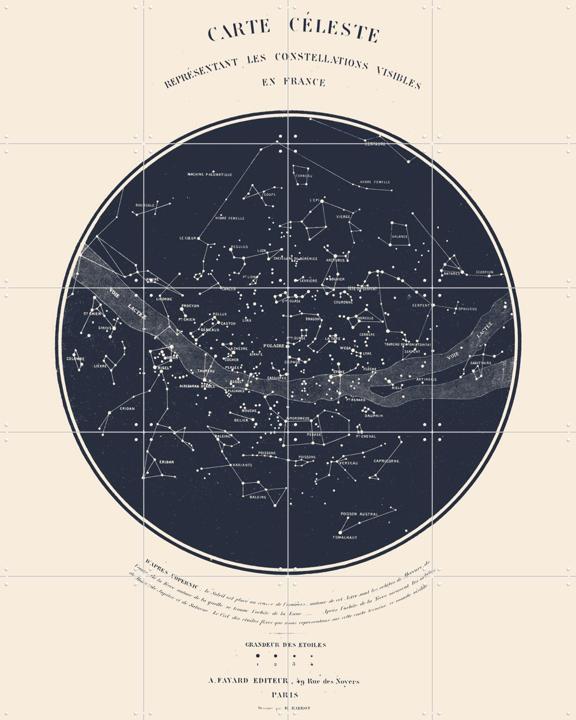 Carte Celeste Dark Blue