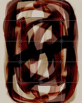 'Copper Brush Strokes' by Mareike Böhmer