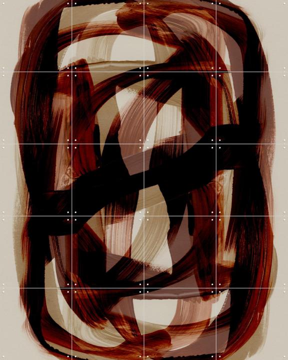 Copper Brush Strokes