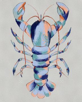 'Coastal Blue Crab Painting' by Nikita Jariwala