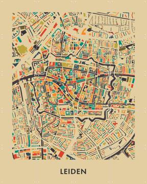 'Leiden Mosaic Map' by Art in Maps