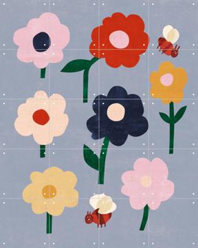 'Flowers & Bees' par Lotte Dirks