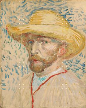 IXXI - Self-portrait with Straw Hat by Vincent van Gogh & Van Gogh Museum