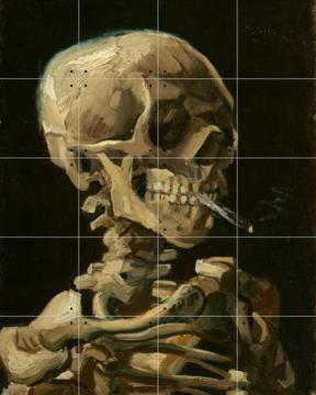 IXXI - Head of a Skeleton with a Burning Cigarette by Vincent van Gogh & Van Gogh Museum