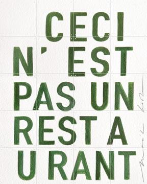 'Restaurant Green' by Maaike Koster & My Deer Art Shop