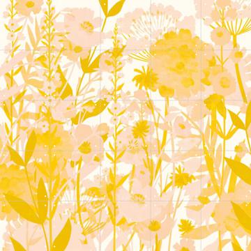 'Flower Garden yellow' von Lotte Dirks