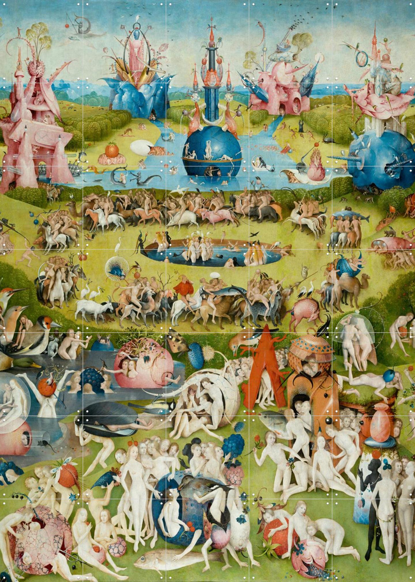 Tuin der Lusten Door Jheronimus Bosch | Wanddecoratie | Kunst aan