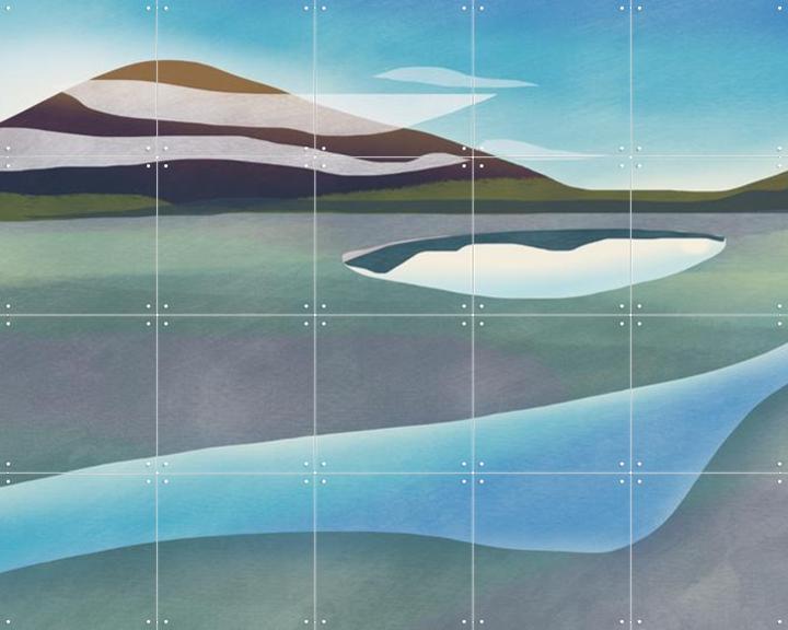 Serene Abstract Landscape