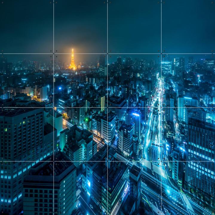 Tokyo Skyline at Night
