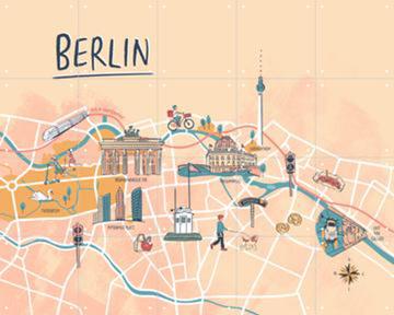 'Berlin Illustration' van Revista Ontwerp & Kunst in Kaart