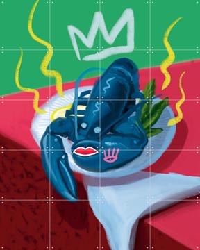 'Lobster Blue' par Pop-art by Tadej