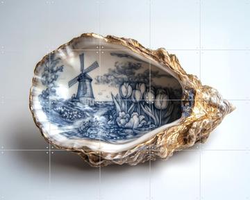 'Delft Blue Oyster' by Margriet Hulsker